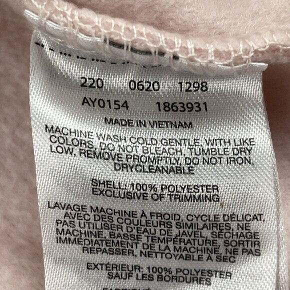 Columbia 1/4 Snap Up Fleece Pullover Girls L (14-16) Pink Brown Sweater - Picture 6 of 10